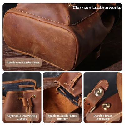 Leather Knapsack | CADIZ