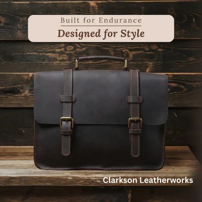 Leather Courier Bag | NAMUR