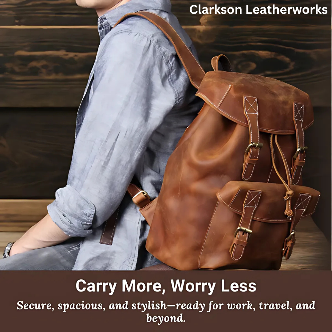 Leather Knapsack | CADIZ