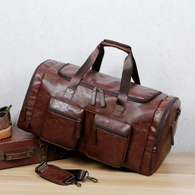 Archer | Men's Vegan Leather Travel Bag