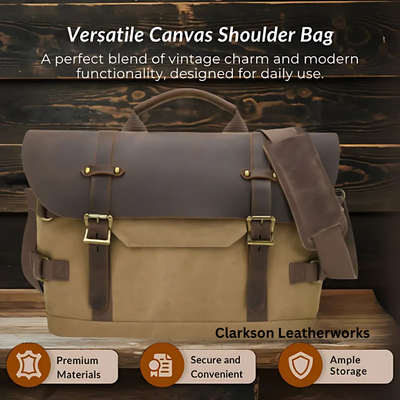 Canvas Shoulder Bag | BOULDER