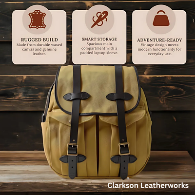 Canvas Rucksack Backpack | PRAGS