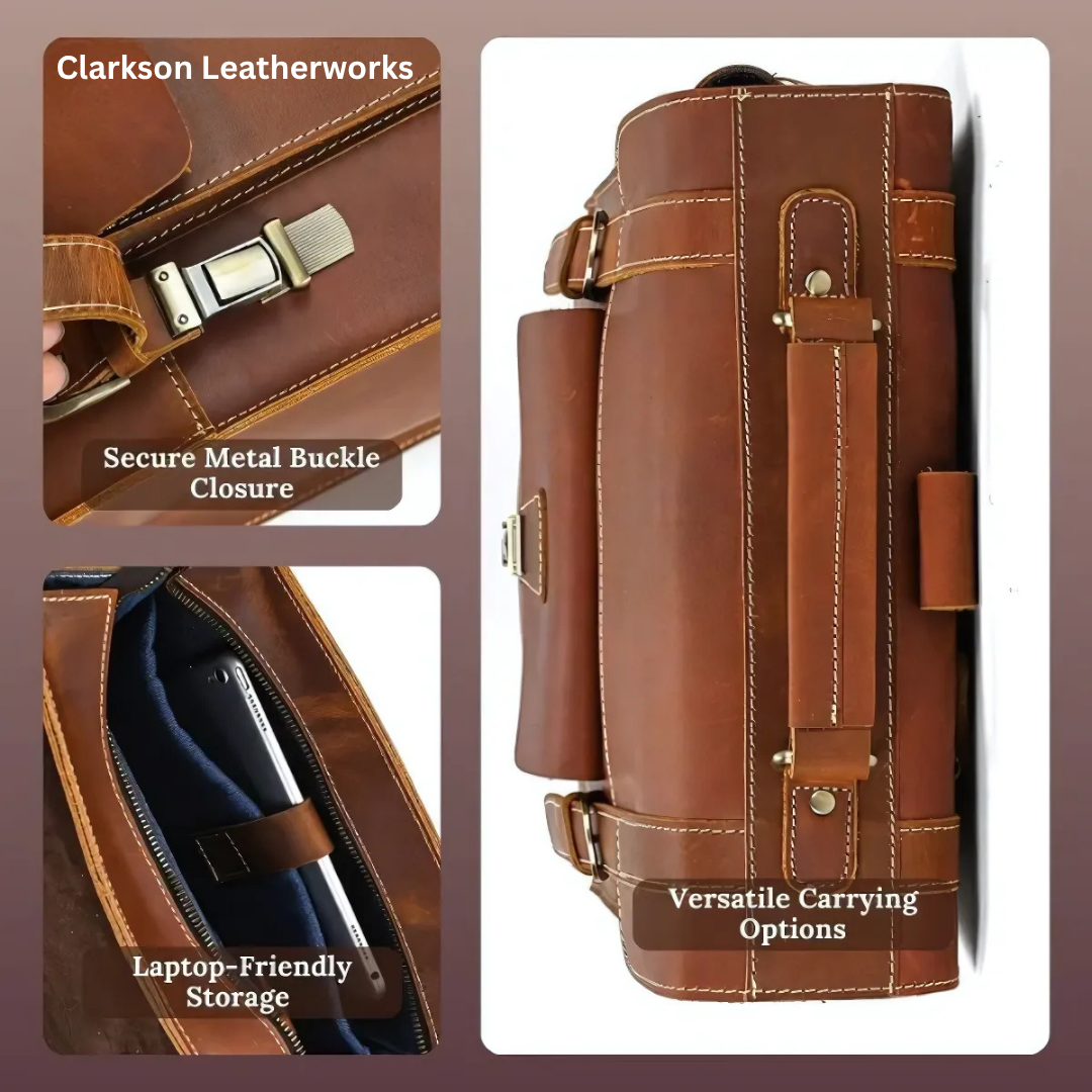 Leather Convertible Backpack | GIRONA
