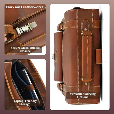 Leather Convertible Backpack | GIRONA