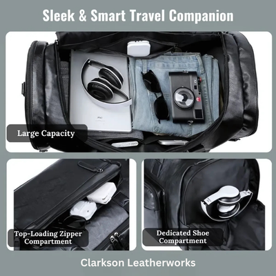 Archer | Men's Vegan Leather Travel Bag